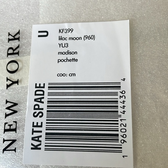 kate spade Pearl Pochette Demi mini bag Lilac Moonlight NWT - Picture 6 of 7
